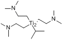 三[2-(二甲氨基)乙醇合-O](2-丙醇合)钛分子式结构图