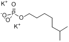 磷酸异辛酯钾盐分子式结构图