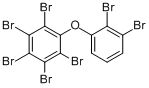 七溴二苯醚分子式结构图