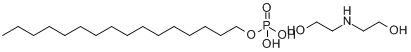 十六醇磷酸酯二乙醇酰胺;脱乙酰磷酸酯分子式结构图