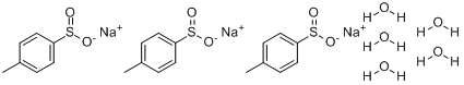 甲苯-4-亚磺酸纳盐二水合物;对甲苯亚磺酸钠,二水分子式结构图
