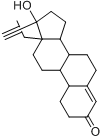 左旋炔诺孕酮分子式结构图