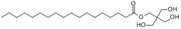 十八烷酸-2,2-二(羟甲基)-1,3-丙二醇酯分子式结构图