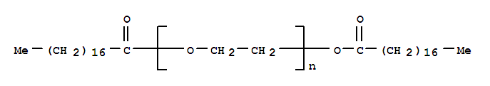 聚乙二醇二硬脂酸酯分子式结构图