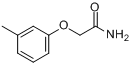 3-甲基苯氧基乙酰胺分子式结构图