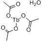 水合乙酸铽(III)分子式结构图