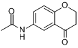 6-(乙酰氨基)-2,3-二氢-4H-1-苯并吡喃-4酮分子式结构图