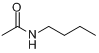 N-丁基乙酰胺分子式结构图