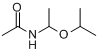 N-(1-异丙氧乙基)乙酰胺分子式结构图