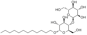 正十二烷基-α-D-麦芽糖苷分子式结构图