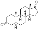 5β-雄烷-3,17-二酮分子式结构图