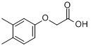 3,4-二甲基苯氧基乙酸分子式结构图