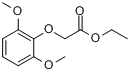 (2,6-二甲氧基苯氧基)醋酸乙酯分子式结构图