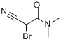 2-溴-2-氰基-N,N-二甲基乙酰胺分子式结构图