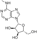 N6-甲基腺苷分子式结构图