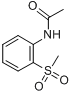 2'-甲基磺酰乙酰苯胺分子式结构图