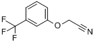 3-(三氟甲基)苯氧基乙腈分子式结构图