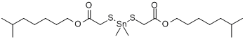 2,2-[(二甲基亚锡)双(硫代)]双乙酸二异辛酯分子式结构图