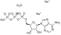 腺苷-5'-三磷酸二钠盐分子式结构图