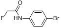 氟乙酰溴苯胺分子式结构图