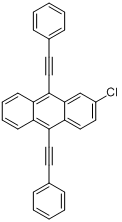 2-氯-9,10-双(苯乙炔基)蒽分子式结构图