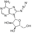 8-叠氮酰苷分子式结构图