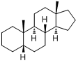 5β-雄烷分子式结构图