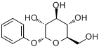 苯基-α-D-葡萄糖苷分子式结构图