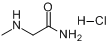 Sarcosinamide hydrochloride分子式结构图