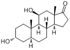 11β-羟基雄甾酮分子式结构图