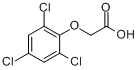 2,4,6-三氯苯氧基乙酸分子式结构图