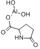 二羟基(5-氧基-L-脯胺酸-N1,O2)-(T-4)-铝分子式结构图