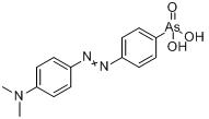 4-二甲氨基偶氮苯-4ˊ-胂酸分子式结构图