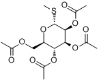 甲基-2,3,4,6-四-O-乙酰基-1-硫代-α-D-甘露糖苷分子式结构图