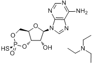 腺苷-3,5-环状硫代磷酸钠分子式结构图