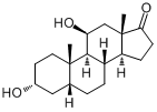 11β-羟基本胆烷醇酮分子式结构图