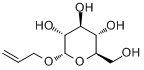 烯丙基-alpha-D-吡喃葡萄糖苷分子式结构图