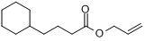 环己基丁酸烯丙酯分子式结构图