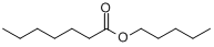 庚酸戊酯分子式结构图