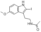 2-碘褪黑激素分子式结构图