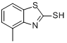 4-甲基-2-巯基苯并噻唑分子式结构图