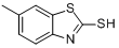 6-甲基-2-巯基苯并噻唑分子式结构图