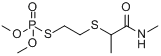 蚜灭多;完灭硫磷;0,0-二甲基-S-[2-(1-甲基-2-甲胺基-2-氧代乙硫)乙基]硫代磷酸酯分子式结构图