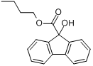 9-羟基芴-9-羧酸丁酯分子式结构图