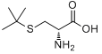 D-S-叔丁基半胱氨酸;(R)-2-氨基-3-(叔丁基硫)丙酸分子式结构图