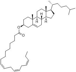 胆甾烯基亚麻酸酯;胆甾醇亚麻酸酯分子式结构图