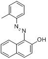 溶剂橙2;1-[(2-甲基苯基)偶氮]-2-萘醇分子式结构图