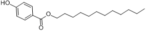 尼泊金十二酯;正十二烷基对羟基苯甲酸酯分子式结构图