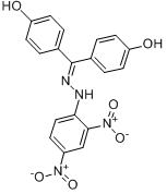 司韦芬;4,4'-二羟基二苯甲酮2,4-二硝基苯基腙分子式结构图