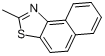 2-甲基-beta-萘并噻唑;2-甲基-beta-萘并硫氮茂分子式结构图